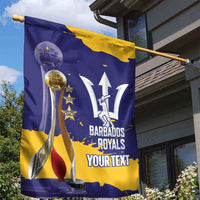 Barbados Royals Cricket Custom Garden Flag 3rd Champions Trophy Proud - Blue - Wonder Print Shop