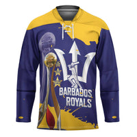 Barbados Royals Cricket Custom Hockey Jersey 3rd Champions Trophy Proud - Blue - Wonder Print Shop