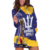 Barbados Royals Cricket Custom Hoodie Dress 3rd Champions Trophy Proud - Blue - Wonder Print Shop