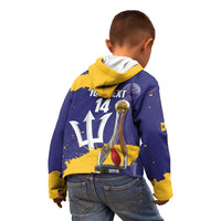 Barbados Royals Cricket Custom Kid Hoodie 3rd Champions Trophy Proud - Blue - Wonder Print Shop