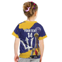 Barbados Royals Cricket Custom Kid T Shirt 3rd Champions Trophy Proud - Blue - Wonder Print Shop