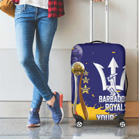 Barbados Royals Cricket Custom Luggage Cover 3rd Champions Trophy Proud - Blue - Wonder Print Shop