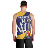 Barbados Royals Cricket Custom Men Tank Top 3rd Champions Trophy Proud - Blue - Wonder Print Shop