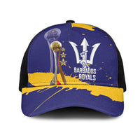 Barbados Royals Cricket Mesh Trucker Cap 3rd Champions Trophy Proud - Blue - Wonder Print Shop