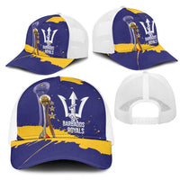 Barbados Royals Cricket Mesh Trucker Cap 3rd Champions Trophy Proud - Blue - Wonder Print Shop