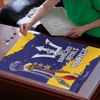 Barbados Royals Cricket Custom Puzzle 3rd Champions Trophy Proud - Blue - Wonder Print Shop