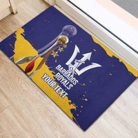 Barbados Royals Cricket Custom Rubber Doormat 3rd Champions Trophy Proud - Blue - Wonder Print Shop