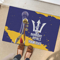 Barbados Royals Cricket Custom Rubber Doormat 3rd Champions Trophy Proud - Blue - Wonder Print Shop