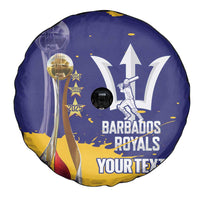 Barbados Royals Cricket Custom Spare Tire Cover 3rd Champions Trophy Proud - Blue - Wonder Print Shop