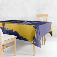 Barbados Royals Cricket Custom Tablecloth 3rd Champions Trophy Proud - Blue - Wonder Print Shop