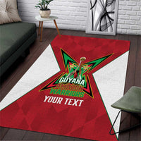 Amazon Warriors Guyana Cricket Custom Area Rug 2025 2nd Champions Proud - Wonder Print Shop