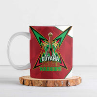 Amazon Warriors Guyana Cricket Custom Ceramic Mug 2025 2nd Champions Proud - Wonder Print Shop