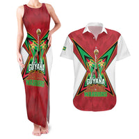 Amazon Warriors Guyana Cricket Custom Couples Matching Tank Maxi Dress and Hawaiian Shirt 2025 2nd Champions Proud - Wonder Print Shop
