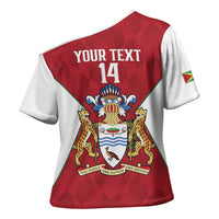 Amazon Warriors Guyana Cricket Custom Cross Shoulder Shirt 2025 2nd Champions Proud - Wonder Print Shop