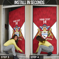 Amazon Warriors Guyana Cricket Custom Door Cover 2025 2nd Champions Proud - Wonder Print Shop