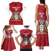 Amazon Warriors Guyana Cricket Custom Family Matching Tank Maxi Dress and Hawaiian Shirt 2025 2nd Champions Proud - Wonder Print Shop