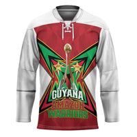 Amazon Warriors Guyana Cricket Custom Hockey Jersey 2025 2nd Champions Proud - Wonder Print Shop