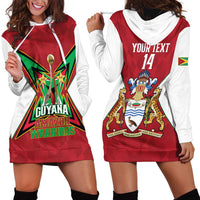 Amazon Warriors Guyana Cricket Custom Hoodie Dress 2025 2nd Champions Proud - Wonder Print Shop