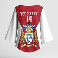 Amazon Warriors Guyana Cricket Custom Kimono Sleeve Blouse 2025 2nd Champions Proud - Wonder Print Shop