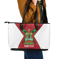 Amazon Warriors Guyana Cricket Custom Leather Tote Bag 2025 2nd Champions Proud - Wonder Print Shop