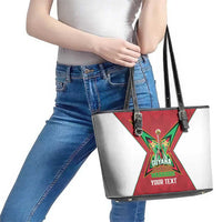 Amazon Warriors Guyana Cricket Custom Leather Tote Bag 2025 2nd Champions Proud - Wonder Print Shop