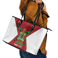 Amazon Warriors Guyana Cricket Custom Leather Tote Bag 2025 2nd Champions Proud - Wonder Print Shop