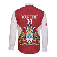 Amazon Warriors Guyana Cricket Custom Long Sleeve Button Shirt 2025 2nd Champions Proud - Wonder Print Shop