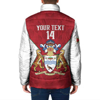 Amazon Warriors Guyana Cricket Custom Padded Jacket 2025 2nd Champions Proud - Wonder Print Shop
