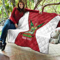 Amazon Warriors Guyana Cricket Custom Quilt 2025 2nd Champions Proud - Wonder Print Shop