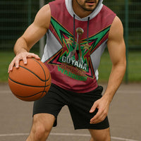 Amazon Warriors Guyana Cricket Custom Sleeveless Hoodie 2025 2nd Champions Proud - Wonder Print Shop