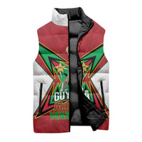 Amazon Warriors Guyana Cricket Custom Sleeveless Puffer Jacket 2025 2nd Champions Proud - Wonder Print Shop