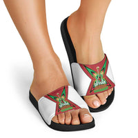 Amazon Warriors Guyana Cricket Custom Slide Sandals 2025 2nd Champions Proud - Wonder Print Shop