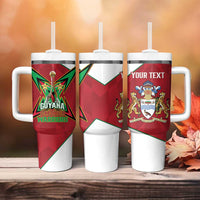 Amazon Warriors Guyana Cricket Custom Tumbler With Handle 2025 2nd Champions Proud - Wonder Print Shop