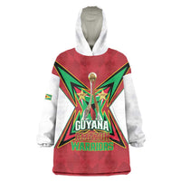 Amazon Warriors Guyana Cricket Custom Wearable Blanket Hoodie 2025 2nd Champions Proud - Wonder Print Shop