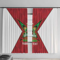 Amazon Warriors Guyana Cricket Custom Window Curtain 2025 2nd Champions Proud - Wonder Print Shop