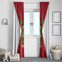 Amazon Warriors Guyana Cricket Custom Window Curtain 2025 2nd Champions Proud - Wonder Print Shop