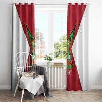 Amazon Warriors Guyana Cricket Custom Window Curtain 2025 2nd Champions Proud - Wonder Print Shop