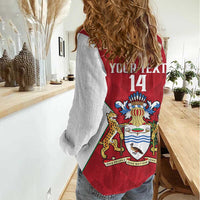 Amazon Warriors Guyana Cricket Custom Women Casual Shirt 2025 2nd Champions Proud - Wonder Print Shop