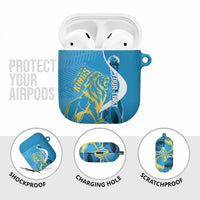 Saint Lucia Kings Cricket Custom AirPods Case 2025 2nd Champions Back To Back - Wonder Print Shop