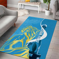 Saint Lucia Kings Cricket Custom Area Rug 2025 2nd Champions Back To Back - Wonder Print Shop