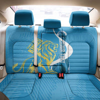 Saint Lucia Kings Cricket Custom Back Car Seat Cover 2025 2nd Champions Back To Back - Wonder Print Shop