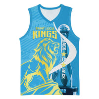 Saint Lucia Kings Cricket Custom Basketball Jersey 2025 2nd Champions Back To Back - Wonder Print Shop