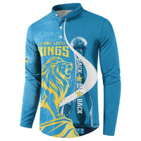 Saint Lucia Kings Cricket Custom Button Sweatshirt 2025 2nd Champions Back To Back - Wonder Print Shop
