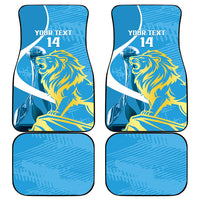 Saint Lucia Kings Cricket Custom Car Mats 2025 2nd Champions Back To Back - Wonder Print Shop