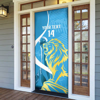 Saint Lucia Kings Cricket Custom Door Cover 2025 2nd Champions Back To Back - Wonder Print Shop