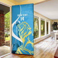 Saint Lucia Kings Cricket Custom Door Cover 2025 2nd Champions Back To Back - Wonder Print Shop