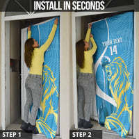 Saint Lucia Kings Cricket Custom Door Cover 2025 2nd Champions Back To Back - Wonder Print Shop