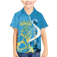 Saint Lucia Kings Cricket Custom Family Matching Mermaid Dress and Hawaiian Shirt 2025 2nd Champions Back To Back - Wonder Print Shop
