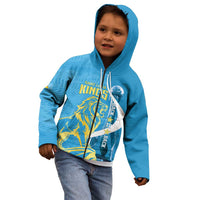 Saint Lucia Kings Cricket Custom Kid Hoodie 2025 2nd Champions Back To Back - Wonder Print Shop