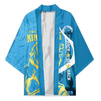 Saint Lucia Kings Cricket Custom Kimono 2025 2nd Champions Back To Back - Wonder Print Shop